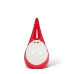 Plump Red Ceramic Santa  - Small