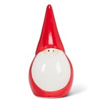 Plump Red Ceramic Santa - Large
