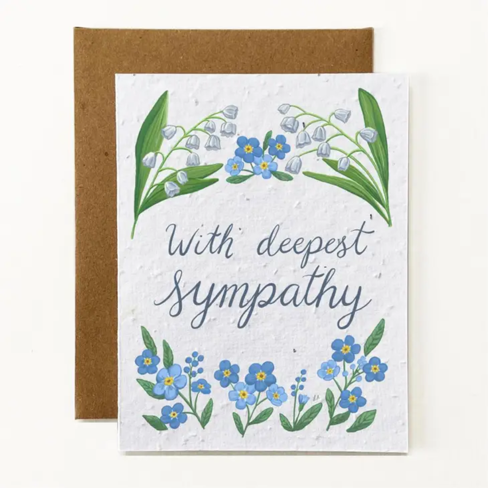 With Deepest Sympathy Plantable Greeting Card