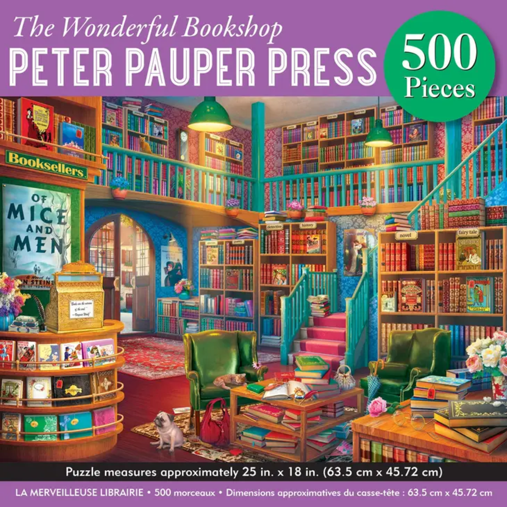 500pc Wonderful Bookshop Puzzle