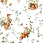 Curious Fox Baby Blanket