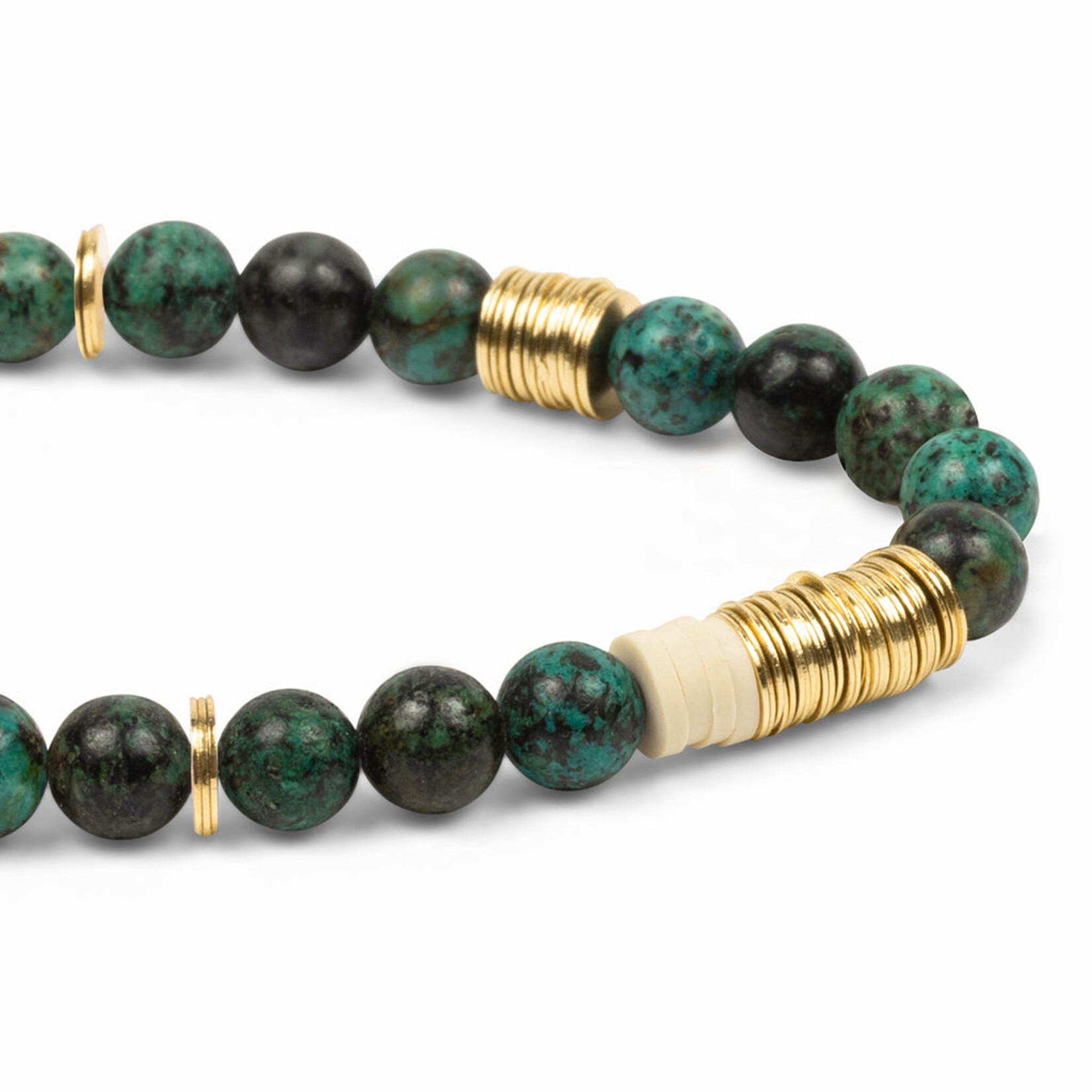 African Turquoise Intermix Stacking Bracelet