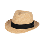 Natural Straw Fedora - Palm Springs