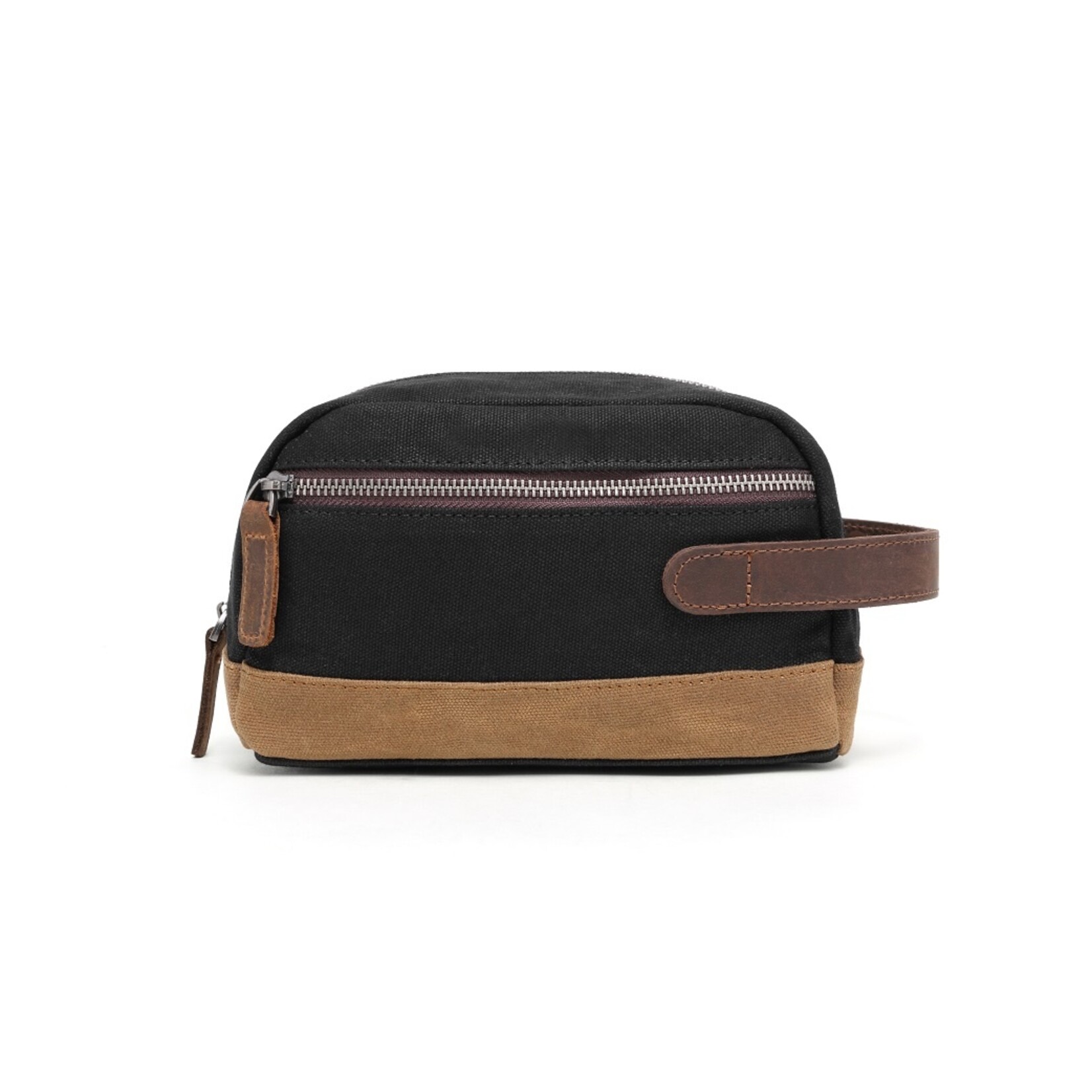 Waxed Canvas Toiletry Bag - Blue