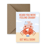 Feeling Crabby Get Well Soon Card