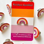 Lesbian Rainbow Pride Pin