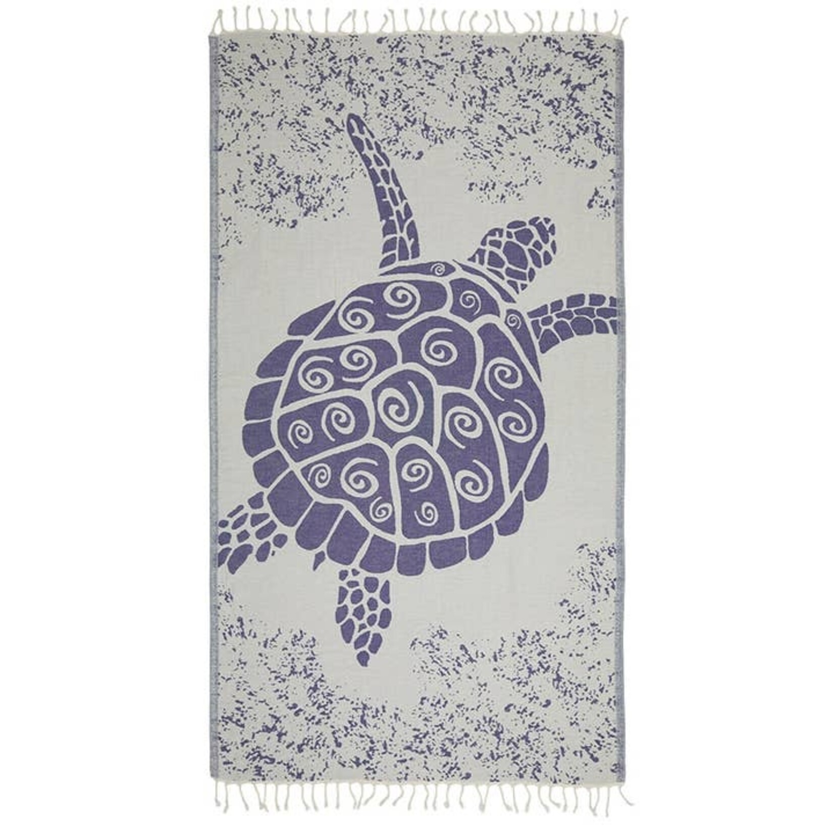 Turkish Towel - Navy Sea Turtle