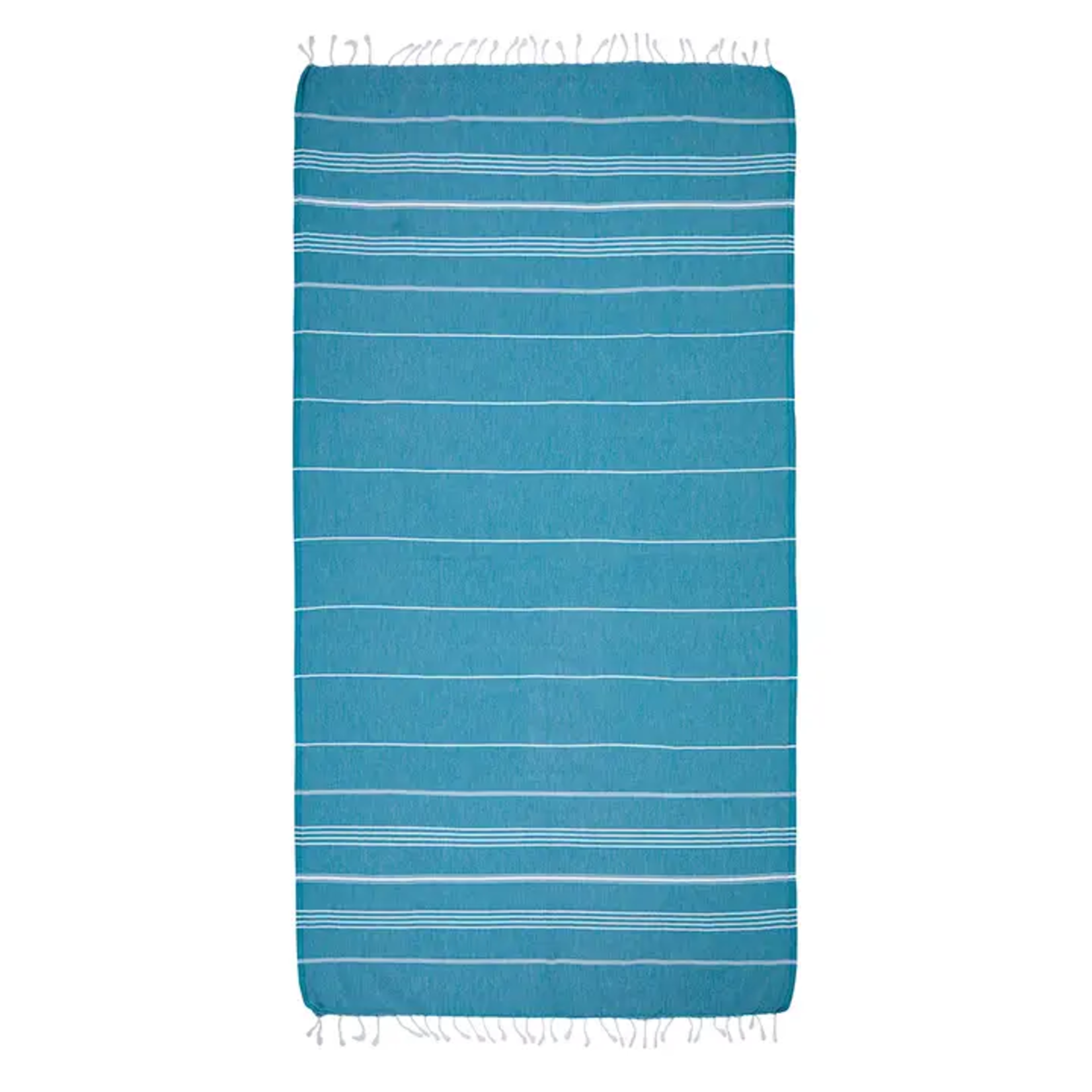 Turkish Towel - Teal Stripe