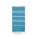 Turkish Towel - Teal Stripe