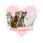 Sticker - Official Cat Lady Status