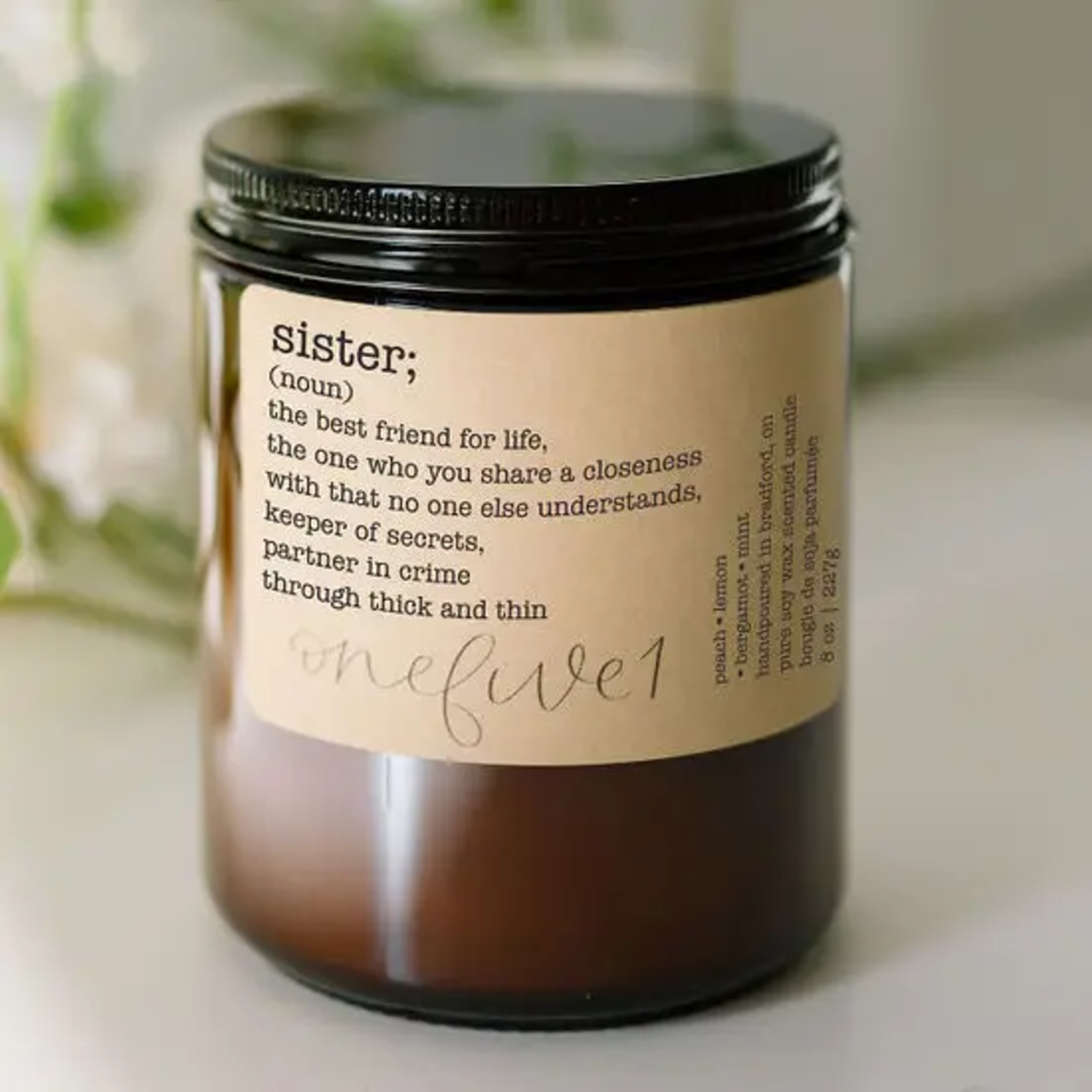 Soy Candle - Sister Definition