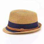 Natural & Blue Dual Tone Fedora