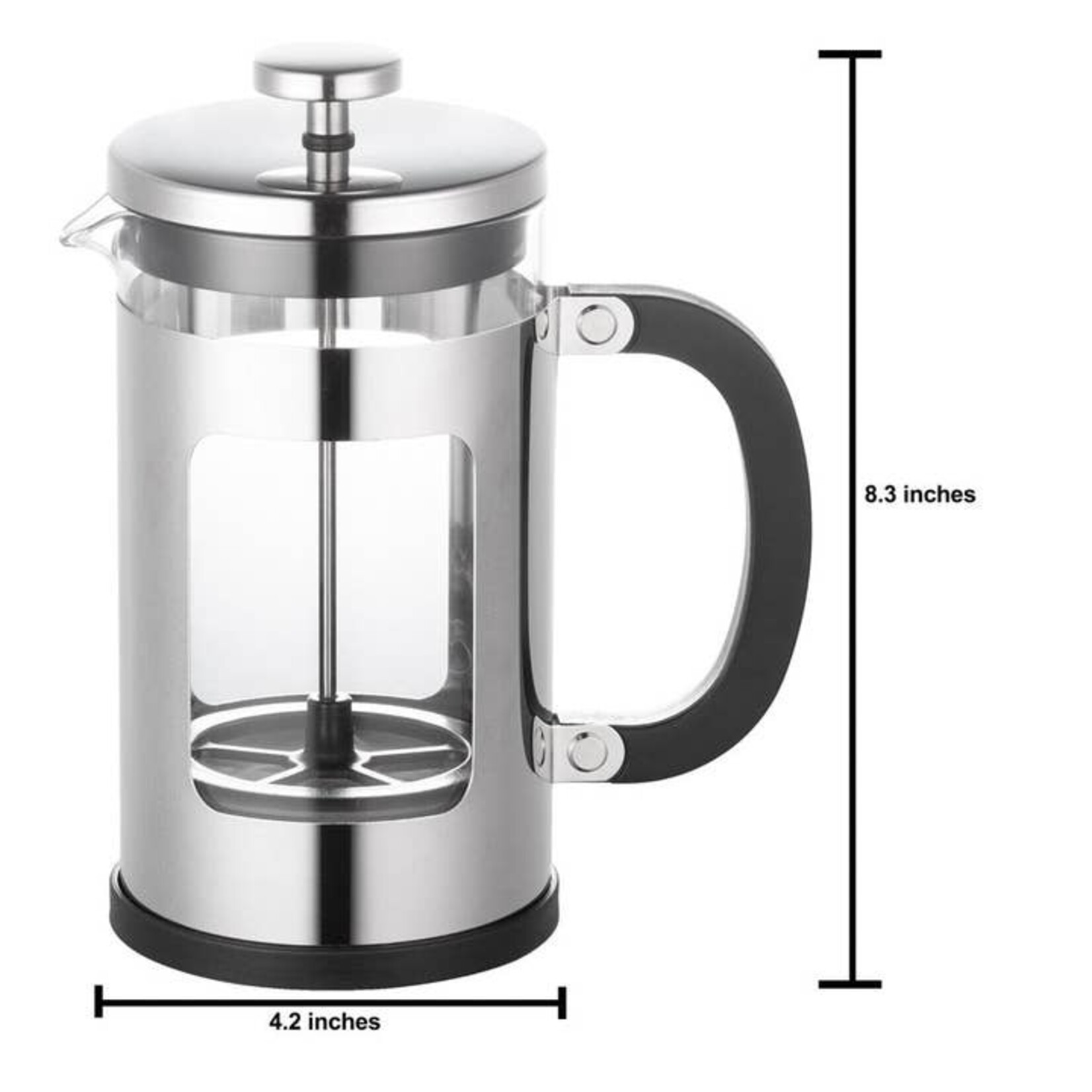 Glass & Stainless Steel French Press