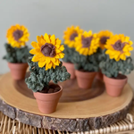 Potted Felt Sunflower - Mini