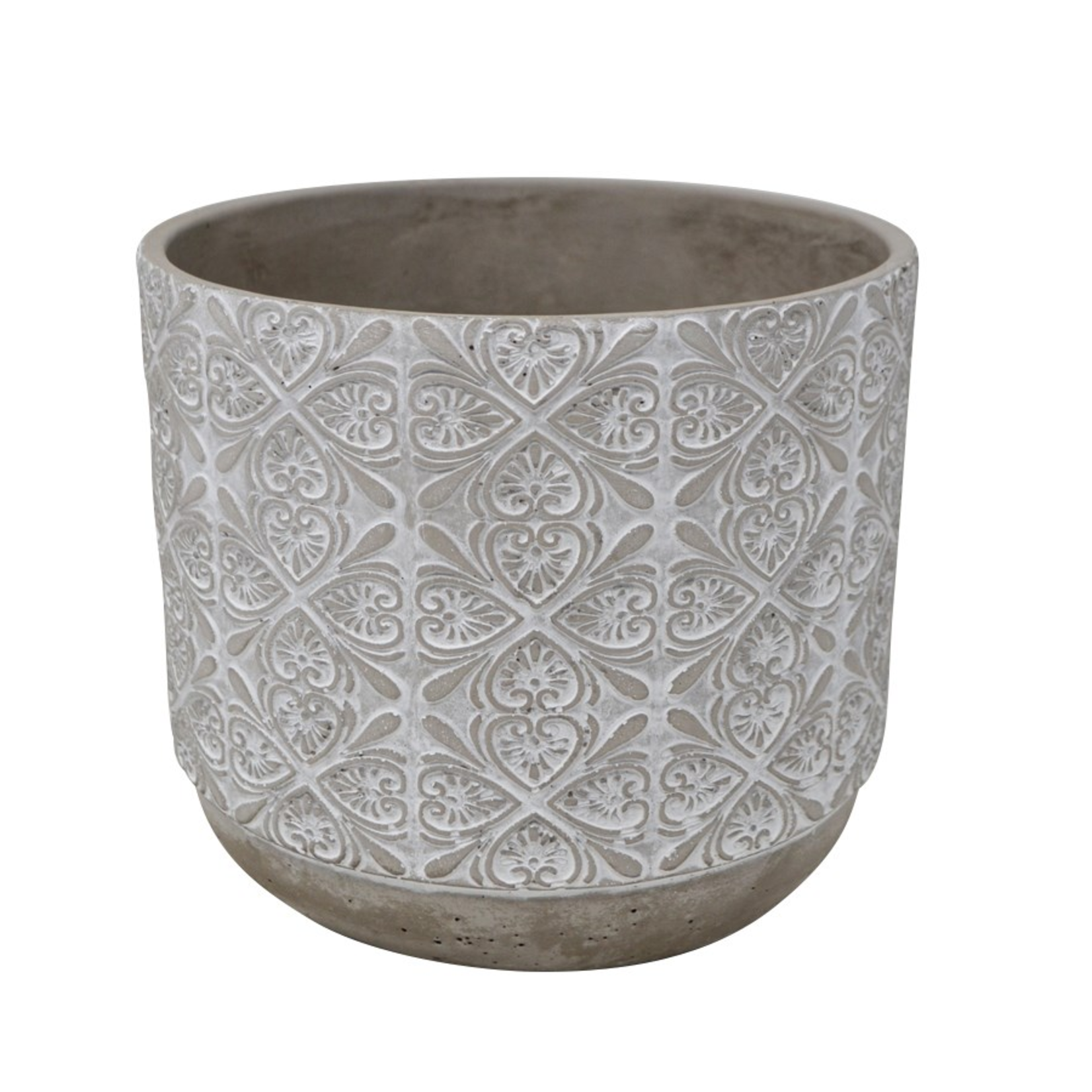 Filigree Cement Planter - Large