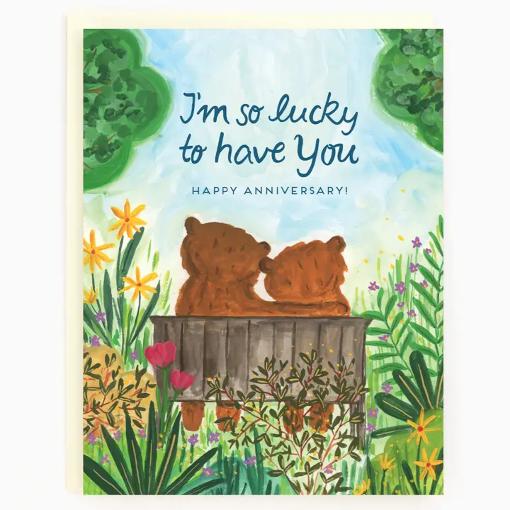 I'm So Lucky To Have You Anniversary Card