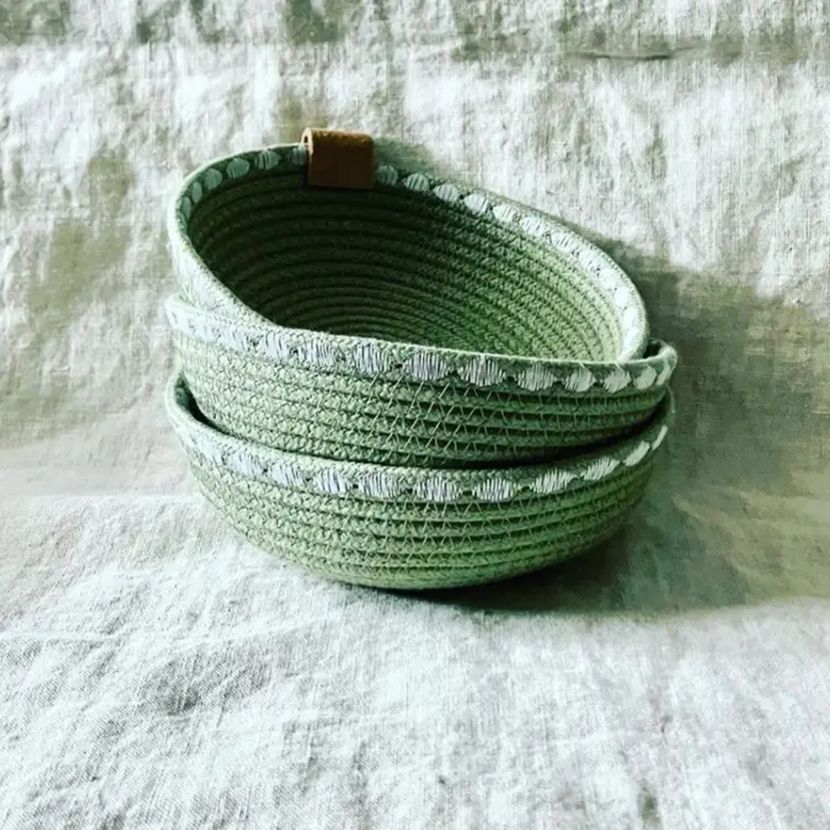 Sage Trinket Rope Bowl