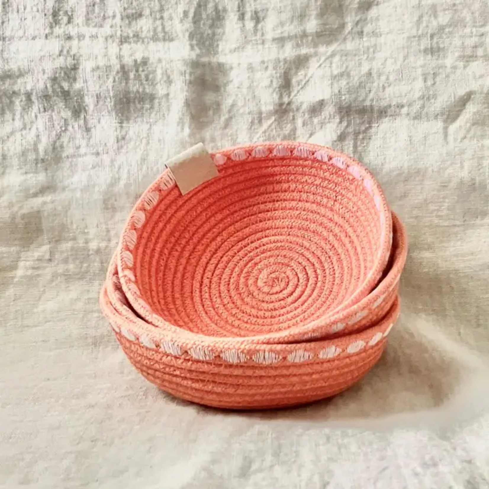 Coral Trinket Rope Bowl