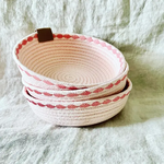 Pink Trinket Rope Bowl