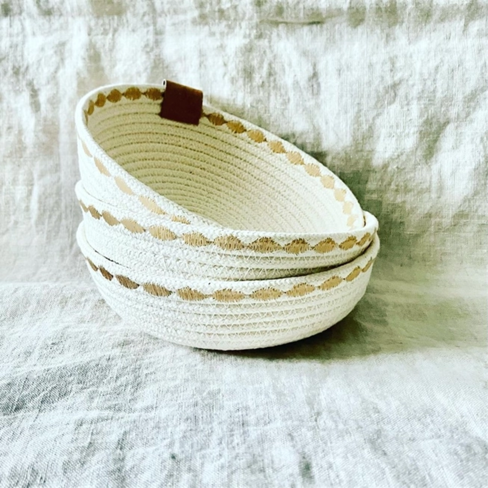 Warm White Trinket Rope Bowl