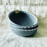 Grey Trinket Rope Bowl