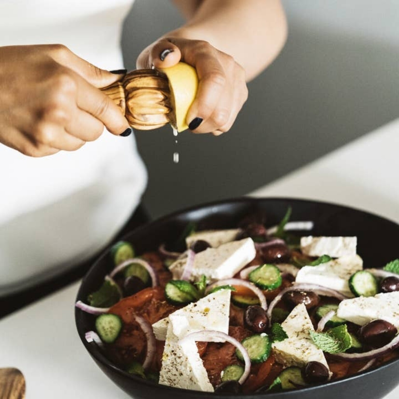 Olive Wood Lemon Press