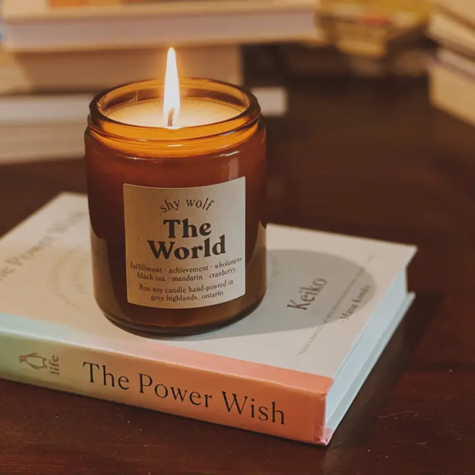 Soy Candle The World Tarot