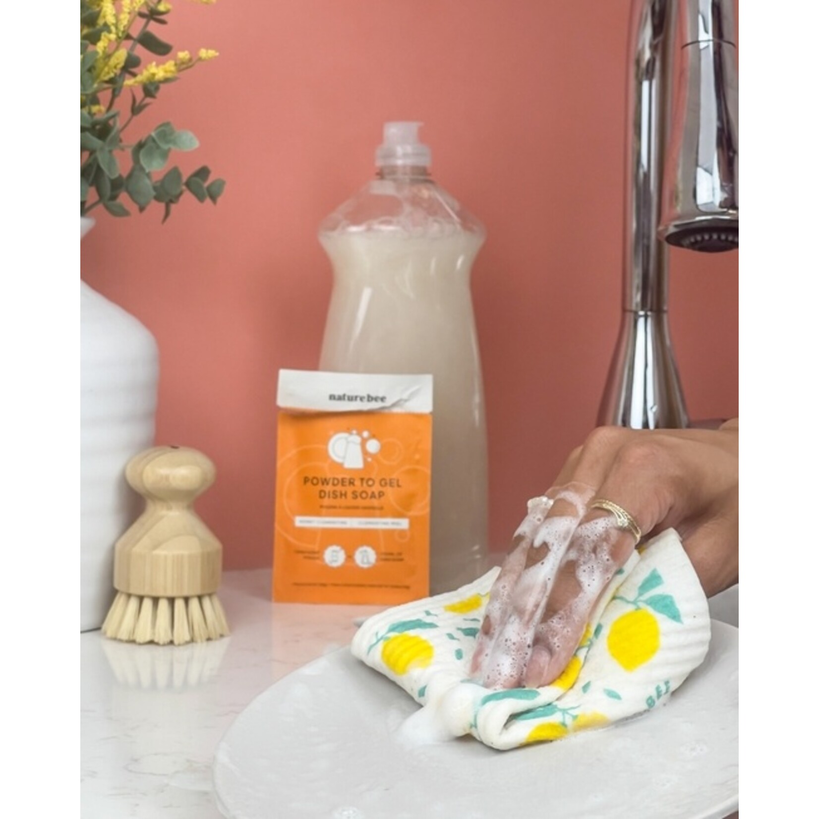 Honey Clementine Dish Soap - Powder to Gel