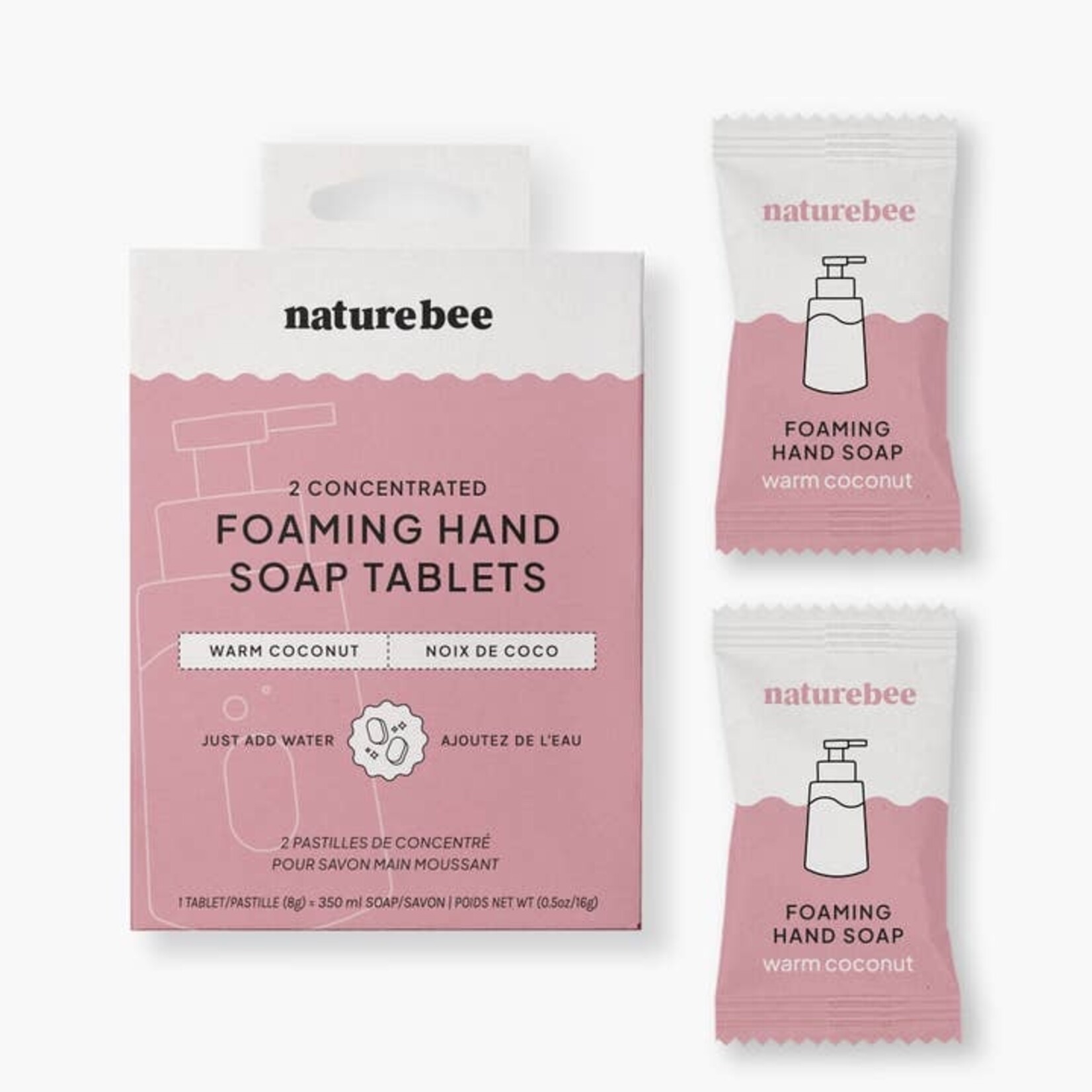 Concentrated Foaming Hand Soap Tablets - Warm Coconut
