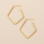 Gold Orion Diamond Hoop Earrings