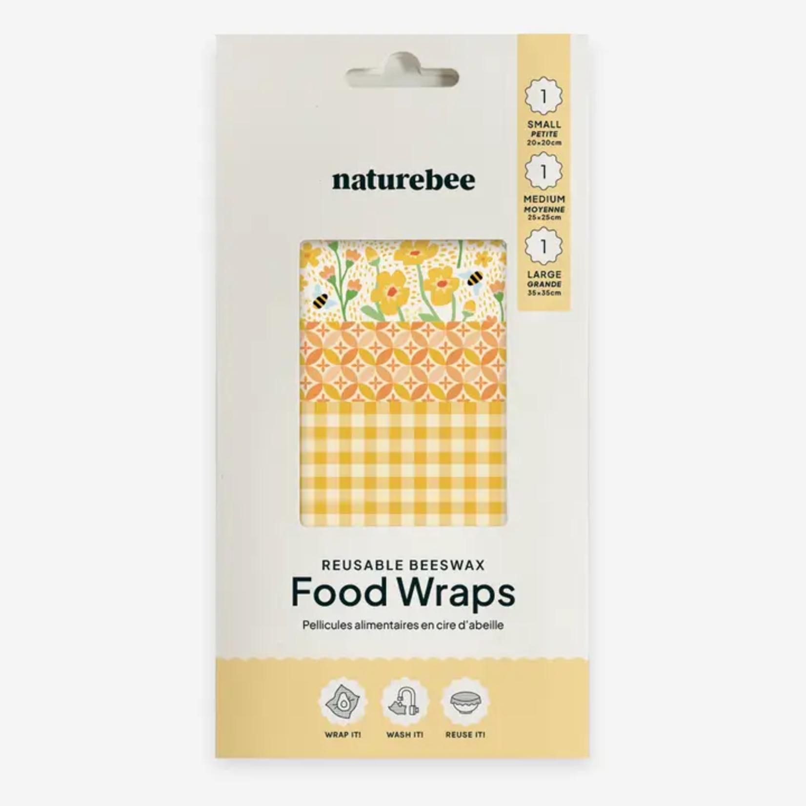 Beeswax Wrap Variety Set - Yellow