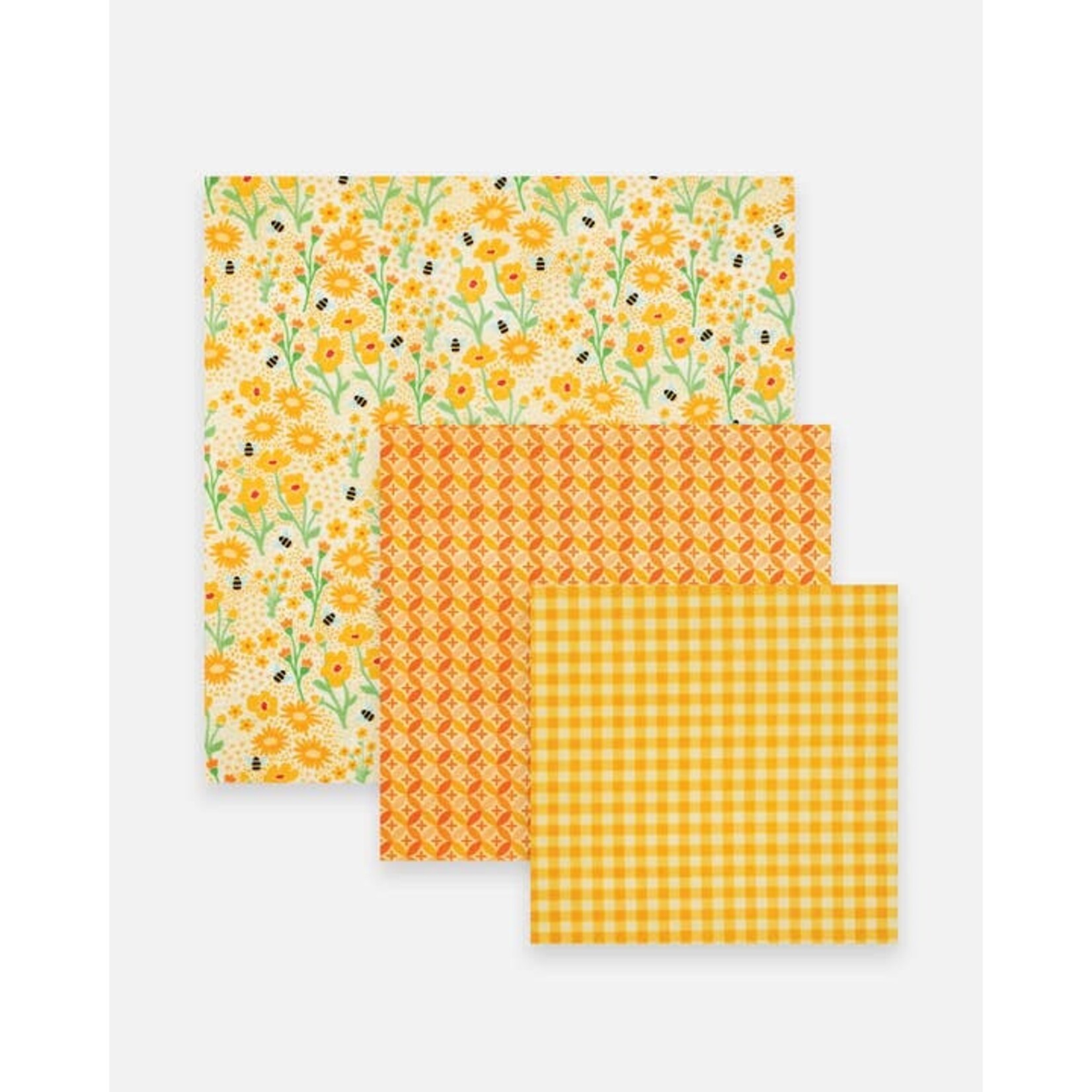 Beeswax Wrap Variety Set - Yellow