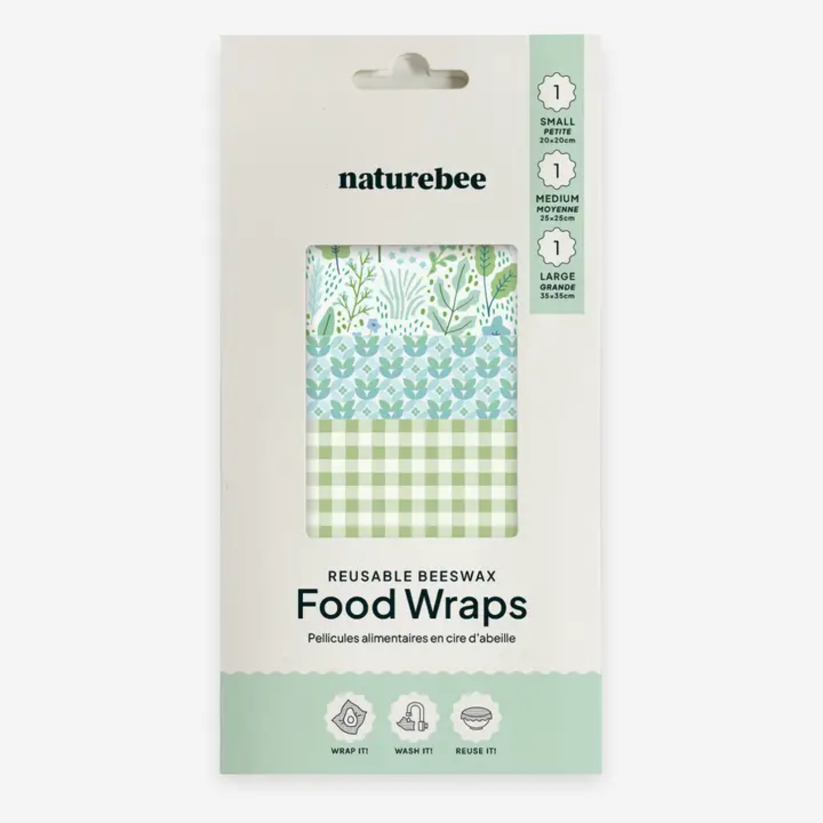 Beeswax Wrap Variety Set - Green