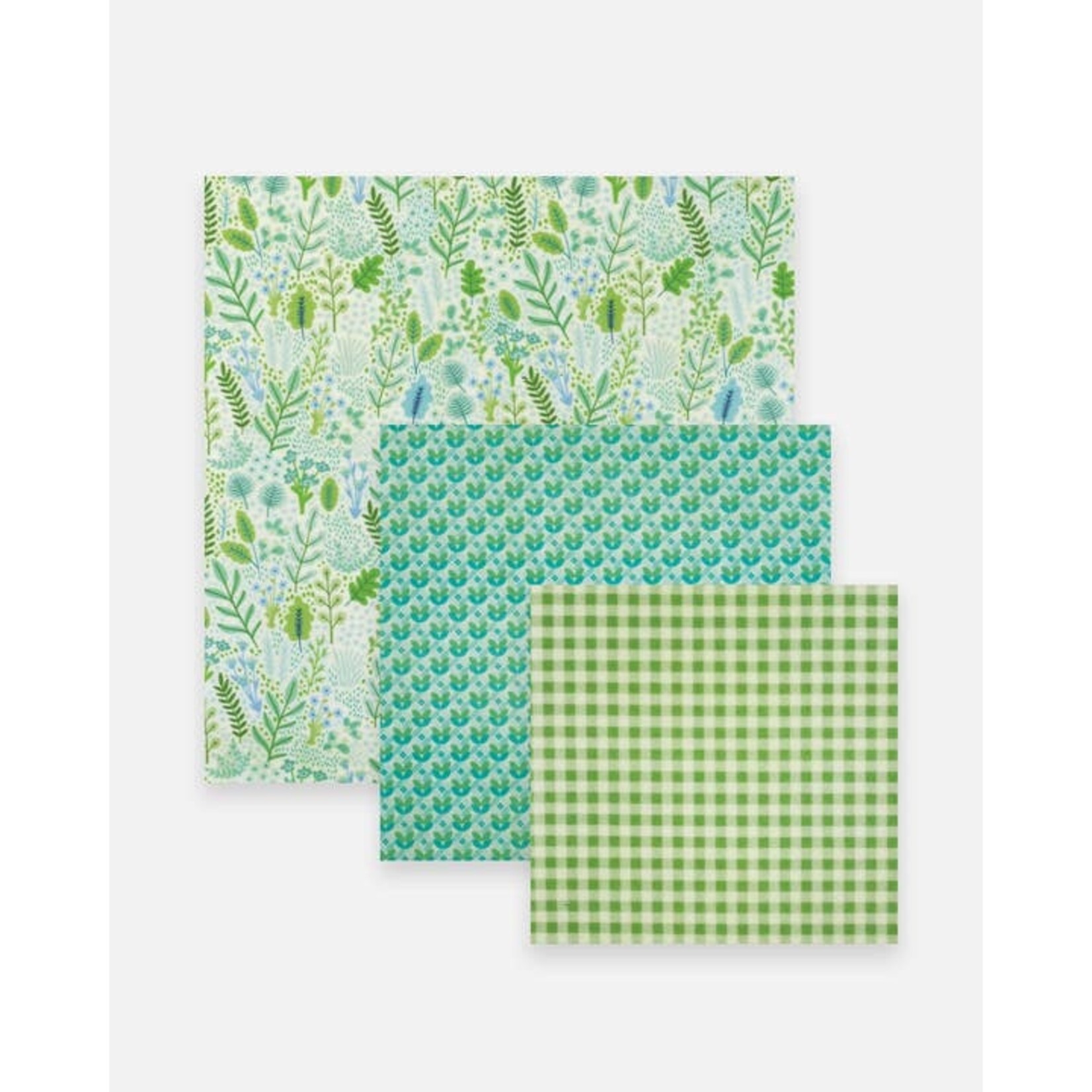 Beeswax Wrap Variety Set - Green