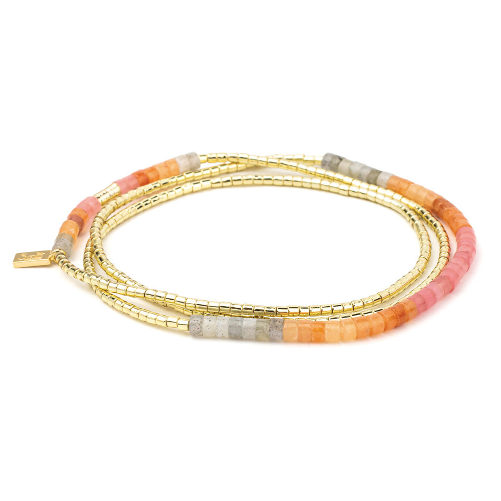 Ombre Stone Wrap - Gold Sunset