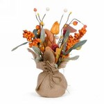 Autumn Floral Bunch in Jute