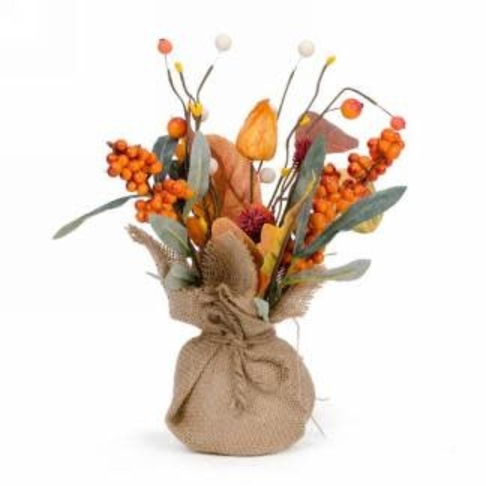 Autumn Floral Bunch in Jute