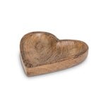 Wood Heart Shaped Plate