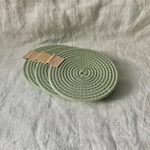 Sage Rope Coasters - Set of 4