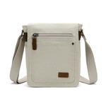 Classic Canvas Shoulder Bag - Pearl