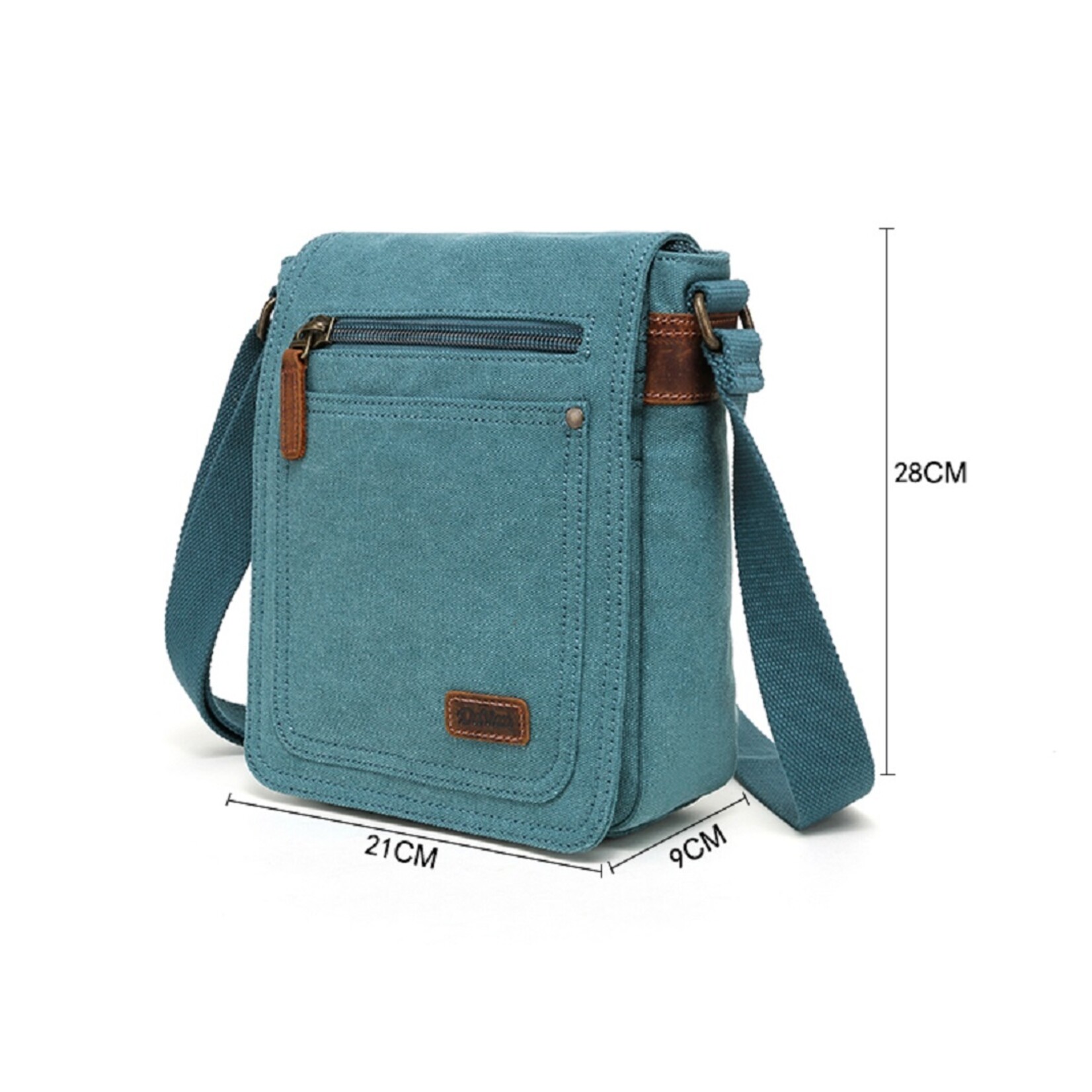 Classic Canvas Shoulder Bag - Pearl