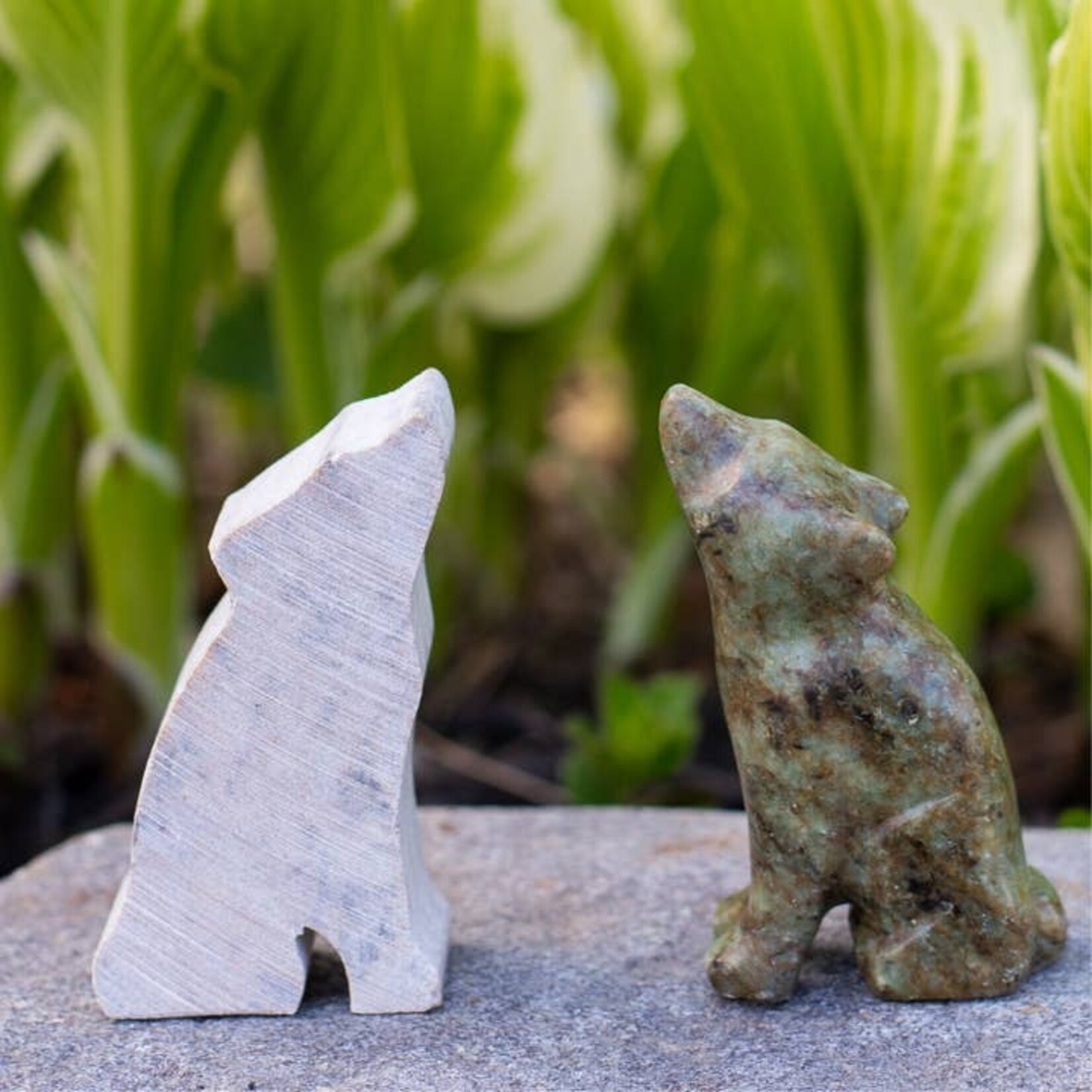 Wolf Soapstone Carving & Whittling Kit
