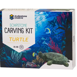 Turtle Soapstone Carving & Whittling Kit