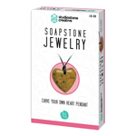 Heart Pendant Soapstone Carving & Whittling Kit