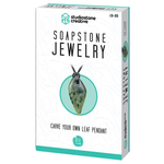 Leaf Pendant Soapstone Carving & Whittling Kit