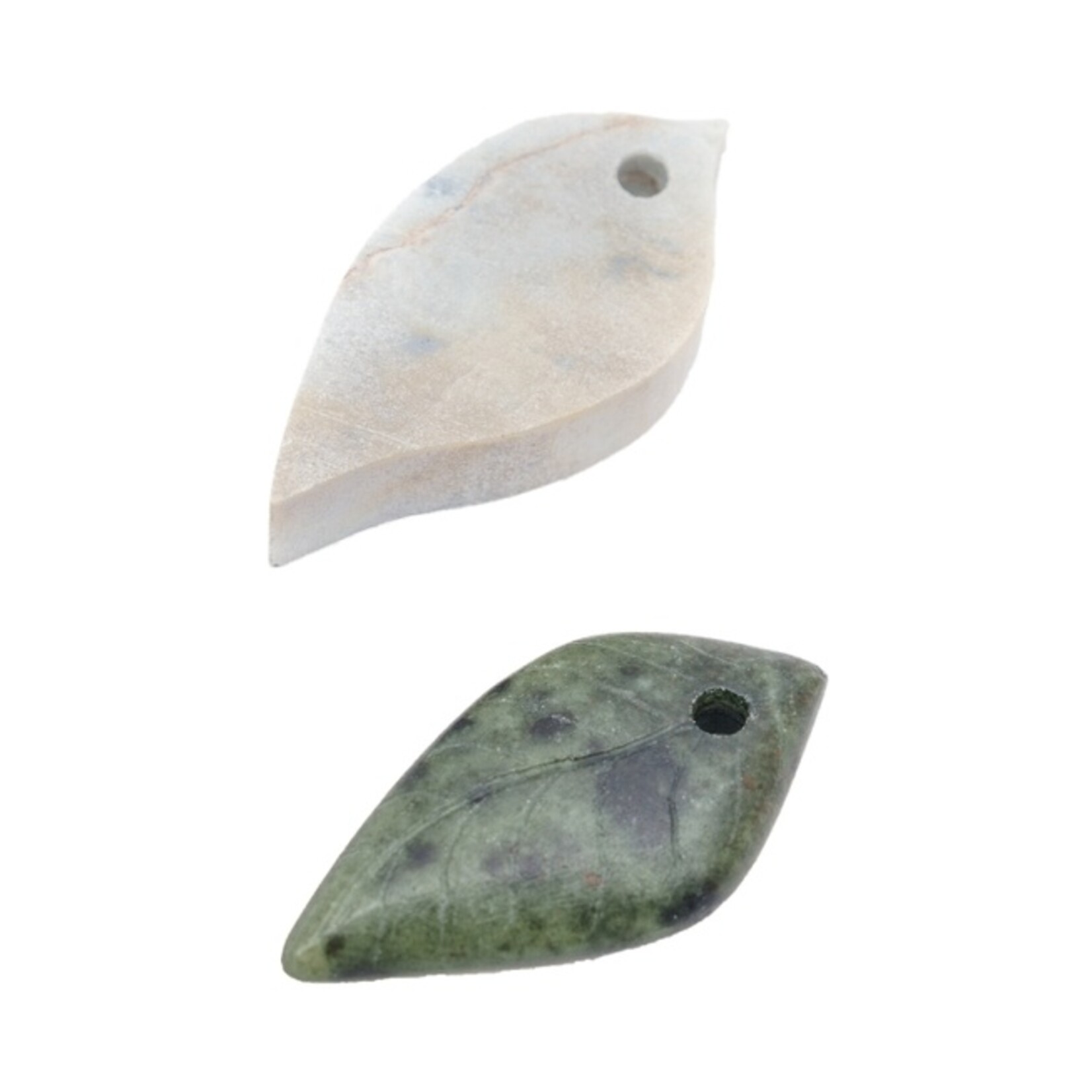 Leaf Pendant Soapstone Carving & Whittling Kit