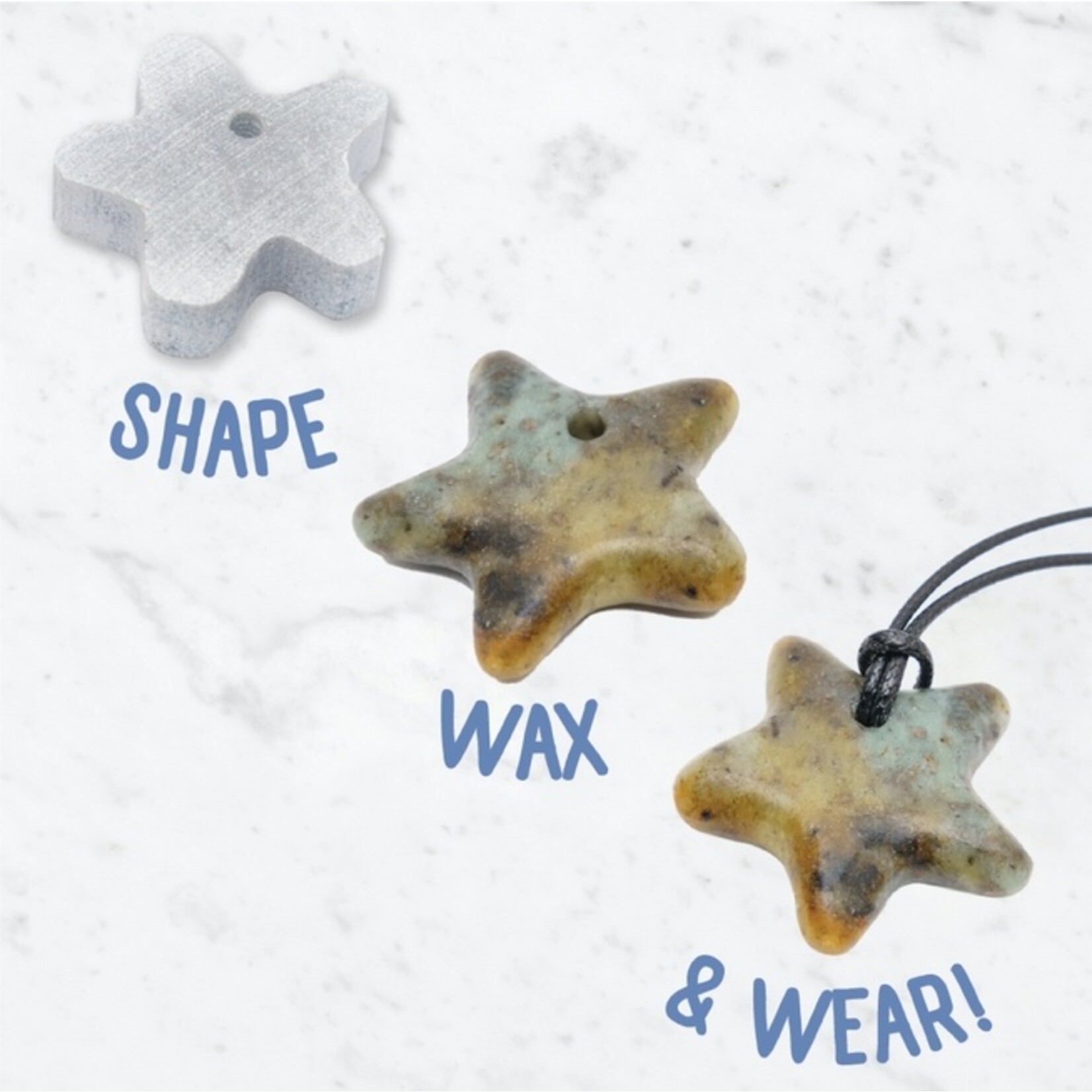 Star Pendant Soapstone Carving & Whittling Kit