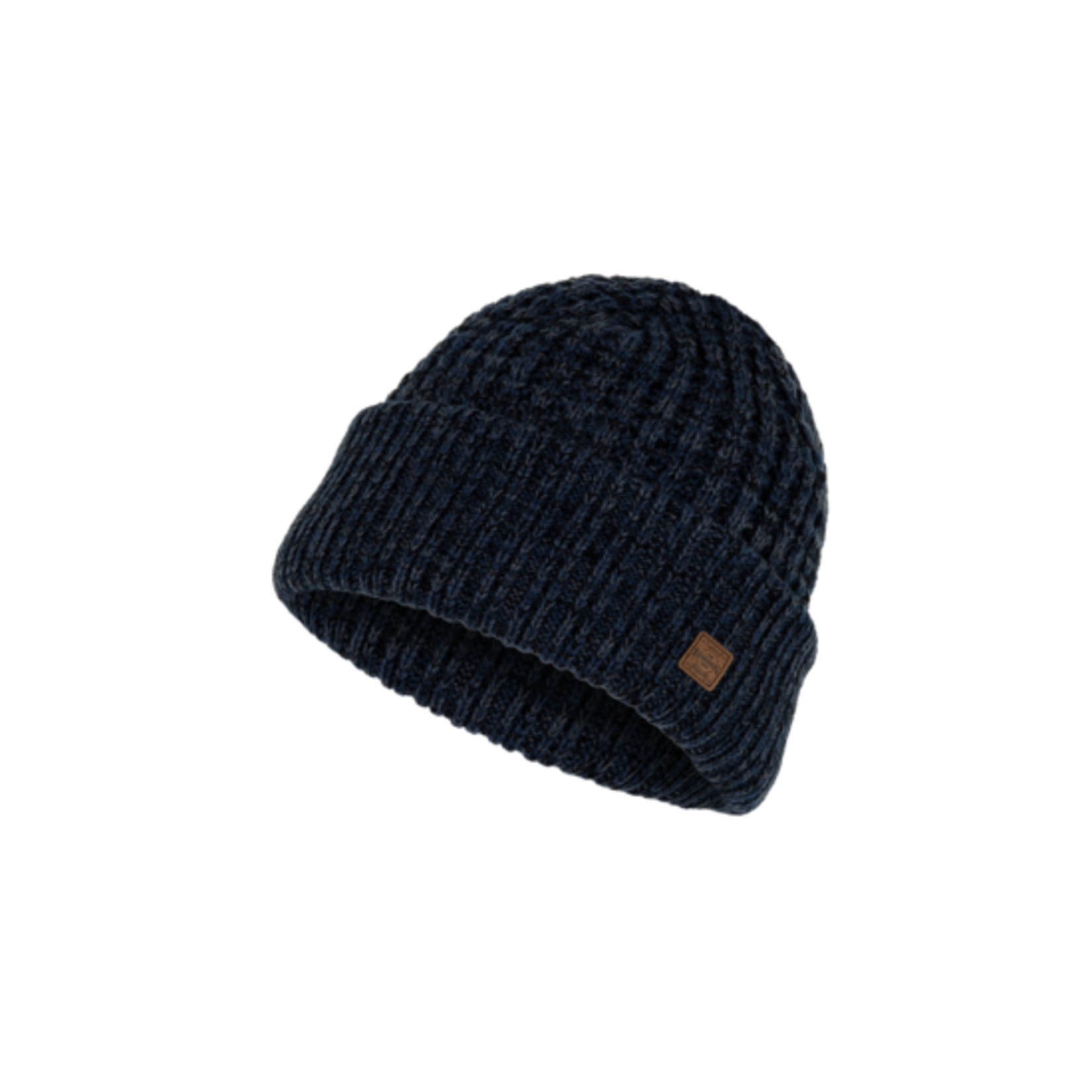 Navy Heavy Duty Speckled Beanie - Shadow