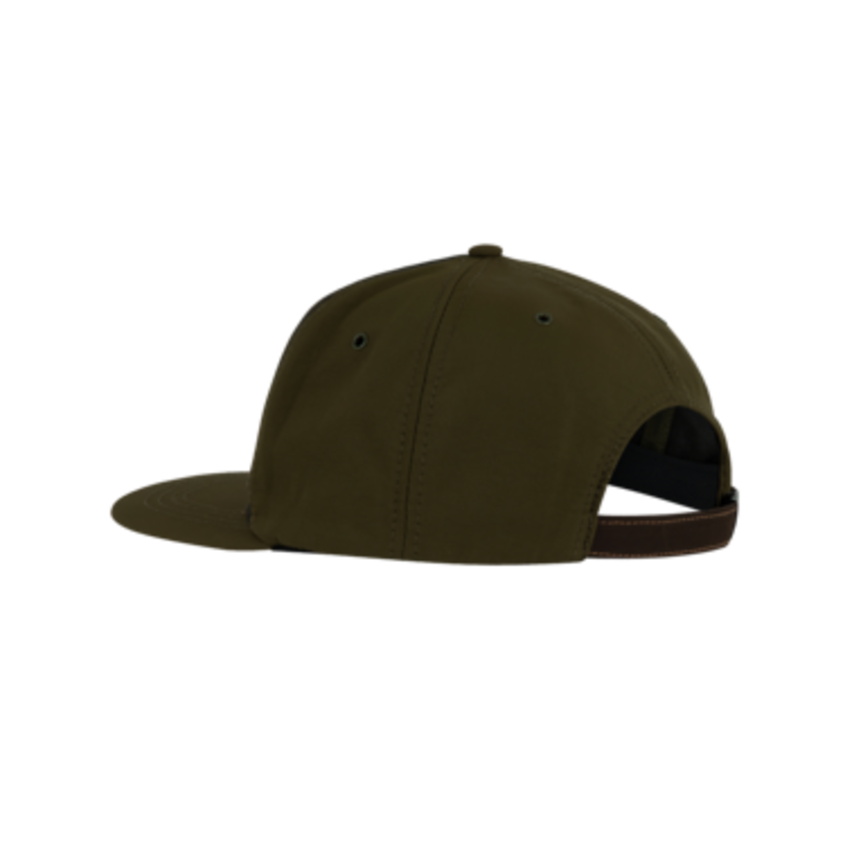 Green Wool Blend Panel Cap - Sierra