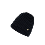 Indigo Waffle Knit Slouch Beanie - Claudiana